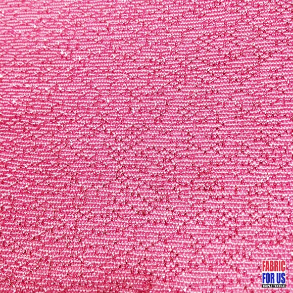 Stretch Glimmer/Glitter Lurex Mauve Color Fabric 58" Wide - Picture 1 of 3